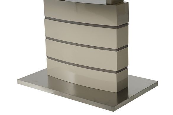 Стол раскладной TM-50-1 VETRO 120x80 Капучино / Латте фотография