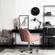 Стілець офісний поворотний оксамитовий MEBEL ELITE FABIO Velvet Рожевий