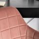 Стілець офісний поворотний оксамитовий MEBEL ELITE FABIO Velvet Рожевий