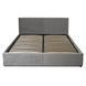 Ліжко двоспальне оксамитове MEBEL ELITE MONICA Velvet 160x200 Сірий