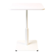 Стол Ibiza Soft light Lovko 60x60 Белый металл/белый