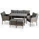 Комплект садових меблів MEBEL ELITE ATLANTA Сірий
