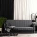 Диван розкладний MEBEL ELITE PORTO 198 см Сірий