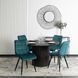 Стілець оксамитовий MEBEL ELITE RIO Velvet, Бірюзовий