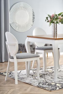 Стіл розкладний WINDSOR Halmar 160/240x90 Дуб / Білий фотографія