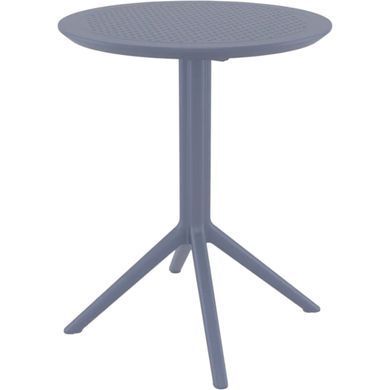Cтол круглый Siesta Onto Sky Folding Table 60 Dark Grey фотография
