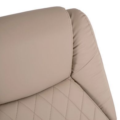 Стілець офісний поворотний з функцію масажу MEBEL ELITE GIORGIO Беж фотографія