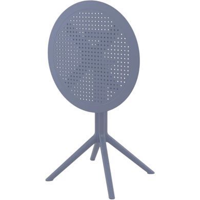 Cтол круглый Siesta Onto Sky Folding Table 60 Dark Grey фотография