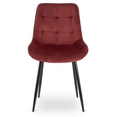 Стул бархатный MEBEL ELITE CHRIS Velvet Бордо фотография