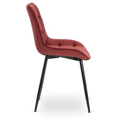 Стул бархатный MEBEL ELITE CHRIS Velvet Бордо фотография