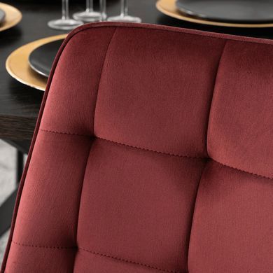 Стул бархатный MEBEL ELITE CHRIS Velvet Бордо фотография