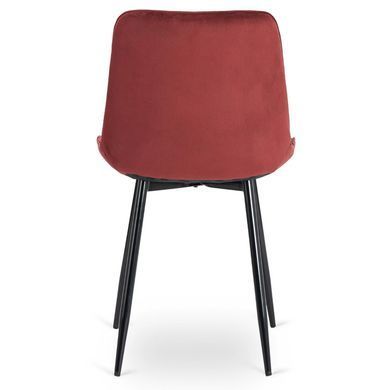 Стул бархатный MEBEL ELITE CHRIS Velvet Бордо фотография