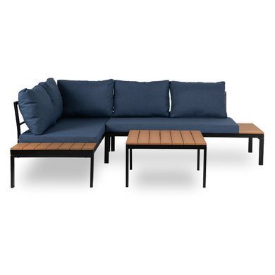 Комплект садовой мебели MEBEL ELITE NORMAN Синий/черный