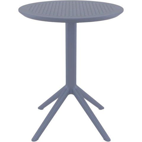 Стіл круглий Siesta Onto Sky Folding Table 60 Dark Grey фотографія