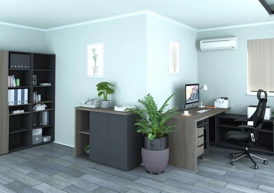 Комод CONNECT E Intarsio Дуб Сонома / Антрацит фотография