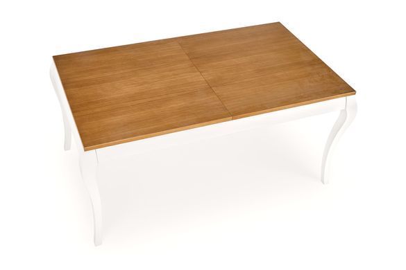 Стіл розкладний WINDSOR Halmar 160/240x90 Дуб / Білий фотографія
