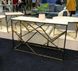 Консоль ESCADA C II Signal 120x40 Белый Эффект Мрамора / Золото