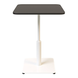 Стол Ibiza Soft light Lovko 60x60 Белый металл/черный фотография