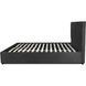 Ліжко двоспальне оксамитове MEBEL ELITE ANDRE Velvet 160x200 Темно Сірий