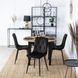 Стілець оксамитовий MEBEL ELITE ROBIN Velvet, Чорний