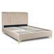 Ліжко двоспальне оксамитове MEBEL ELITE MARCELO Velvet 160x200 см Бежевий