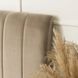 Ліжко двоспальне оксамитове MEBEL ELITE MARCELO Velvet 160x200 см Бежевий
