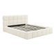Ліжко двоспальне MEBEL ELITE MURACJA 160x200 см Кремовий Букле