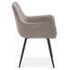 Комплект стол MEBEL ELITE ALICANTE 160(200)х90 см Черный/Орех и 4 стула EDRICK Коричневый