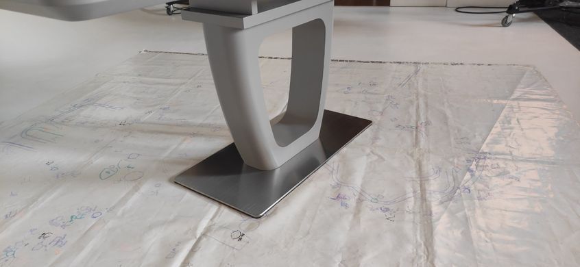 Стол раскладной TML-861 Vetro 140(180)x80 Айс Грэй фотография