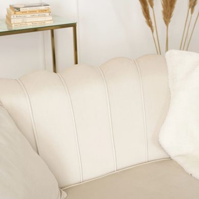 Софа MEBEL ELITE ZENDAYA 138 см Кремовий фотографія