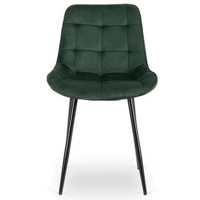 Стілець оксамитовий MEBEL ELITE CHRIS Velvet Зелений фотографія