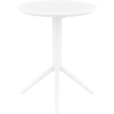 Cтол круглый Siesta Onto Sky Folding Table 60 White фотография