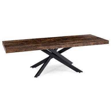 Стол раскладной MEBEL ELITE HAMPTON 160(240)х90 см Дуб рустик фотография