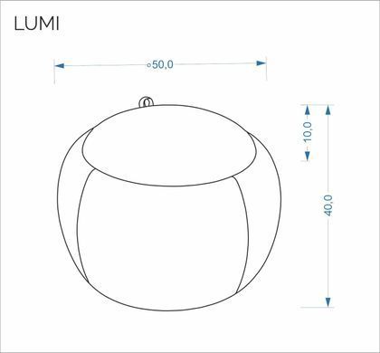 Пуф LUMI Halmar Серый фотография