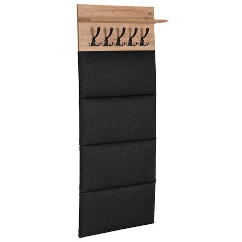 Вешалка MEBEL ELITE MODENA 60 Дуб Артизан/графит фотография