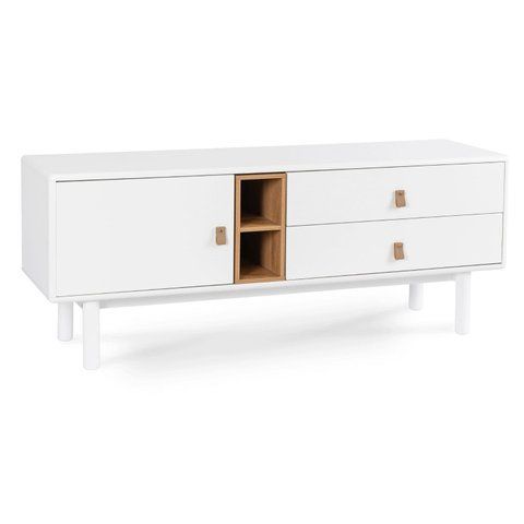 ТВ Тумба MEBEL ELITE ARTI 140 Білий фотографія