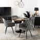 Стілець поворотний оксамитовий MEBEL ELITE IDA Velvet Сірий