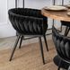 Стул бархатный MEBEL ELITE EMPOLI Velvet Черный
