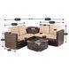 Комплект садовой мебели MEBEL ELITE NEGRO Коричневый/Беж