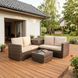 Комплект садовой мебели MEBEL ELITE NEGRO Коричневый/Беж