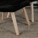 Крісло м'яке оксамитове з підставкою для ніг MEBEL ELITE LOZANO Velvet Чорний