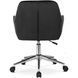 Стілець офісний поворотний оксамитовий MEBEL ELITE FABIO Velvet Чорний