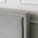 Ліжко двоспальне оксамитове MEBEL ELITE ANDRE Velvet 160x200 Світло Сірий