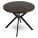 Стол раскладной круглый MEBEL ELITE LUGO 90(190)х90 см Орех
