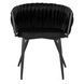 Стул бархатный MEBEL ELITE EMPOLI Velvet Черный