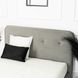 Кровать двуспальная бархатная MEBEL ELITE DENNIS Velvet 120x200 Светло Серый