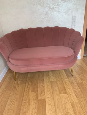 Софа AMORINITO XL Velvet Halmar Світло Рожевий фотографія