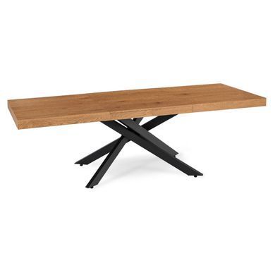 Стіл розкладний MEBEL ELITE HAMPTON 160(240)х90 см Дуб золотий фотографія