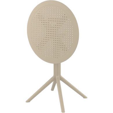 Стіл круглий Siesta Onto Sky Folding Table 60 Taupe фотографія