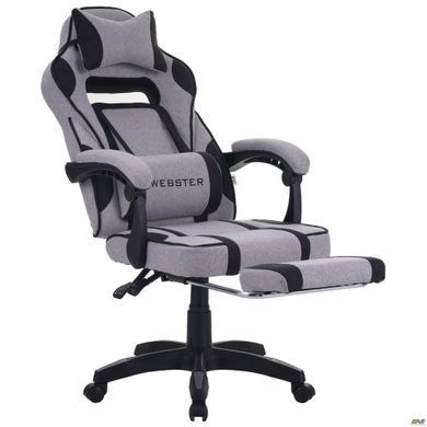 Комп'ютерне крісло VR Racer Textile Webster AMF сірий/чорний фотографія